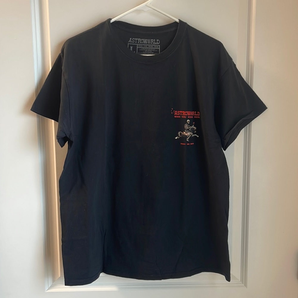 Travis Scott Astroworld “WISH YOU WERE HERE” Tour Tee Sz. Large